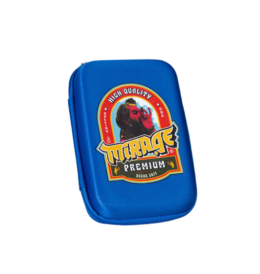"Case mirage grande + Tesoura Mirage  + Cuia Mirage 
+Slick Mirage + Piteira de vidro Mirage + Piteira Extra Longa Mirage 
+ Porta Isqueiro + Seda Mirage + Tabaco Mirage + Fire"