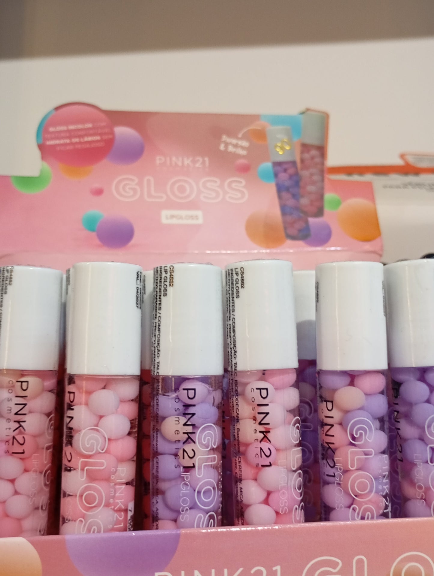 Lip gloss pink 21 (bolinha)