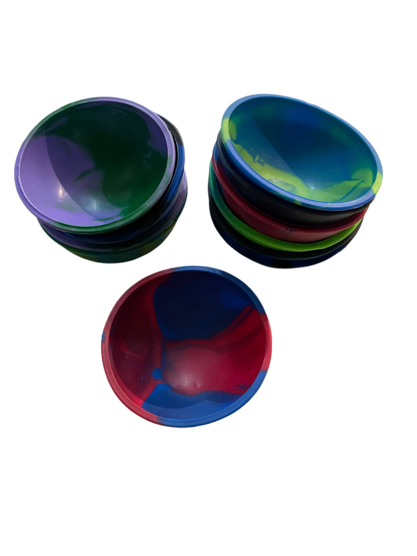 Cuia de Silicone Mesclada