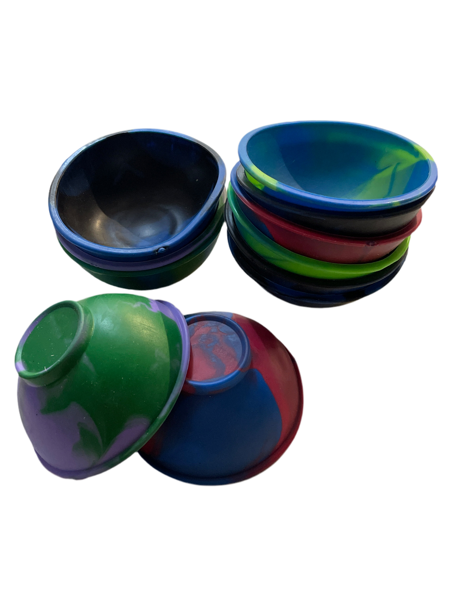 Cuia de Silicone Mesclada