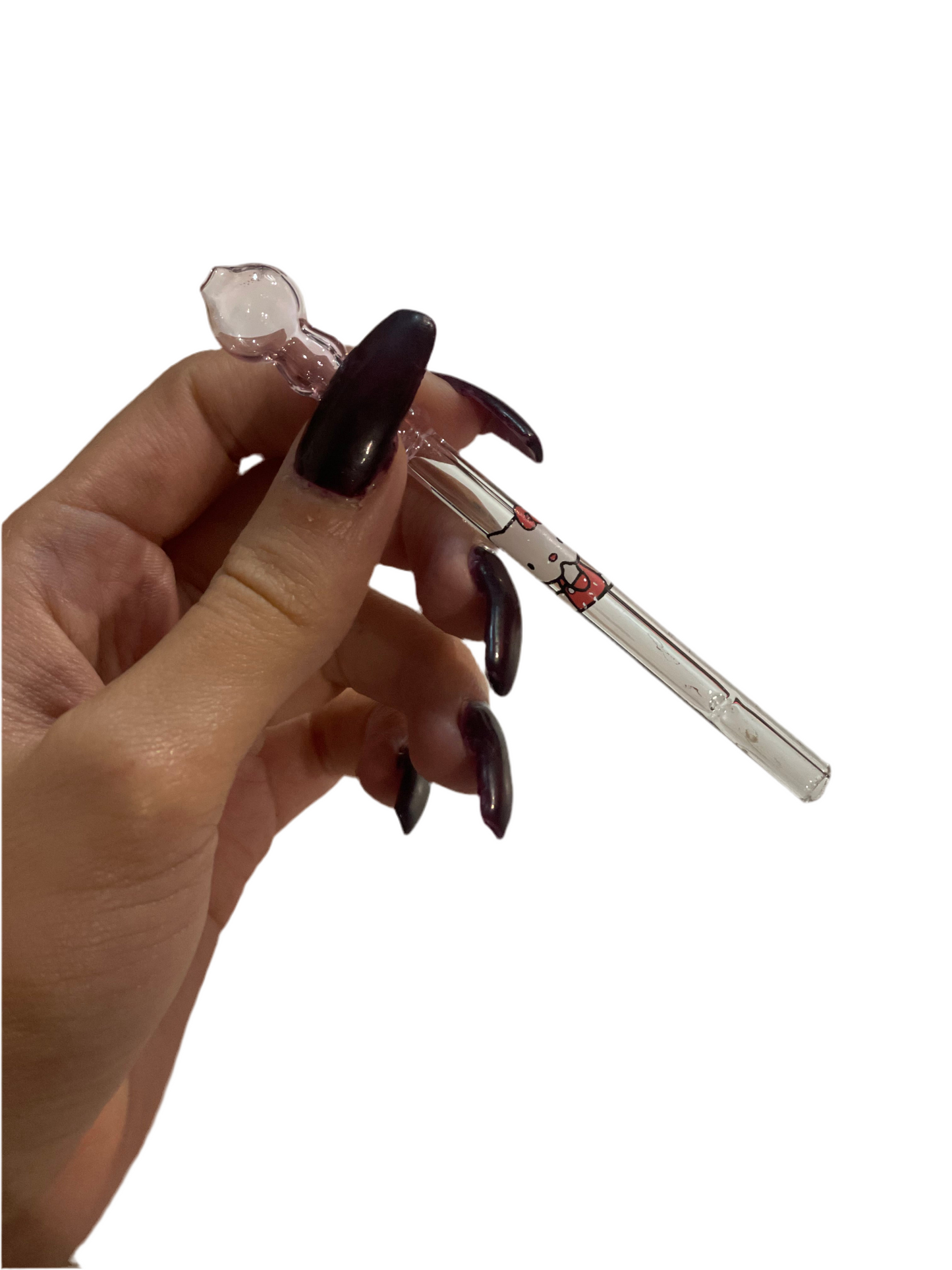 Piteira de Vidro Hello Kitty