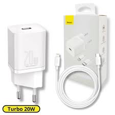 Carregador 20W + cabo lightning 1M (ios)