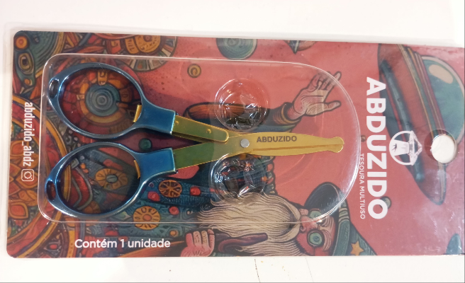 Tesoura ponta redonda abduzido