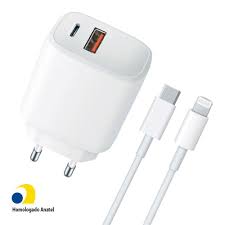 Carregador 20W + cabo USB tipo C