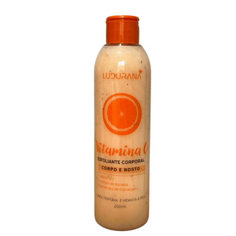 Esfoliante Corporal e Facial Vitamina C Ludurana