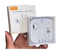 Fone c/ fio lightning p/ IOS