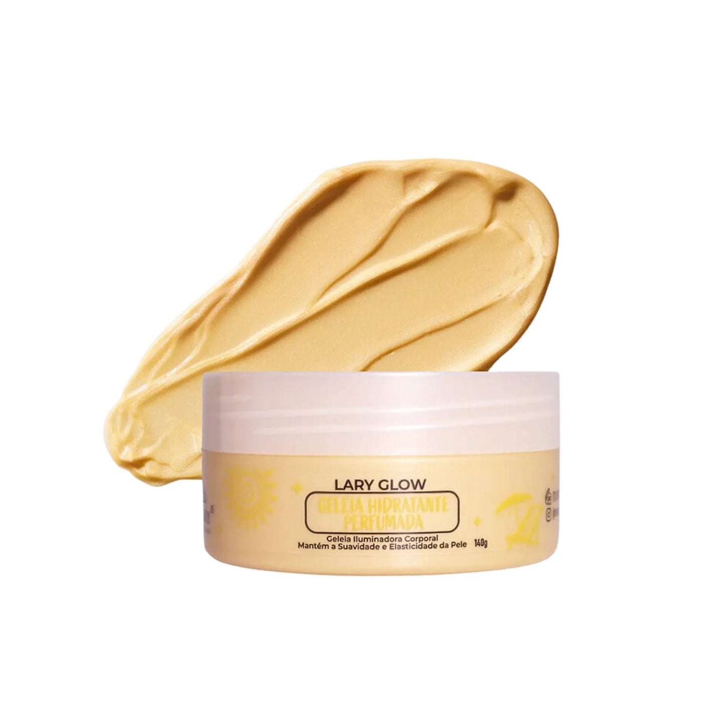 Geleia Hidratante Perfumada Iluminadora Miss Lary