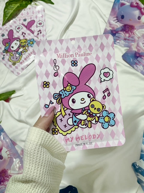 Máscara Facial de Colágeno Glass Skin My Melody