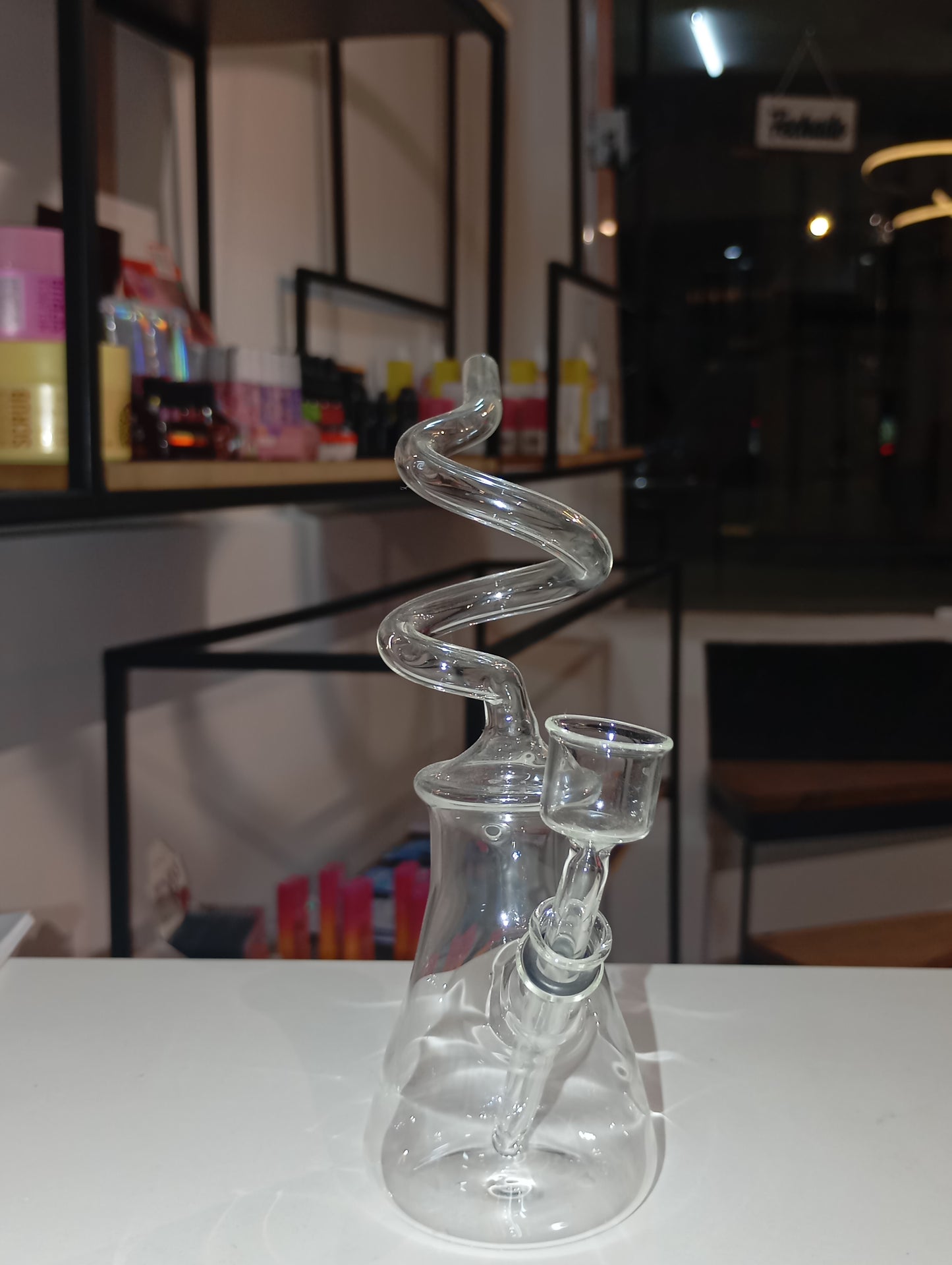 Bong vidro espiral