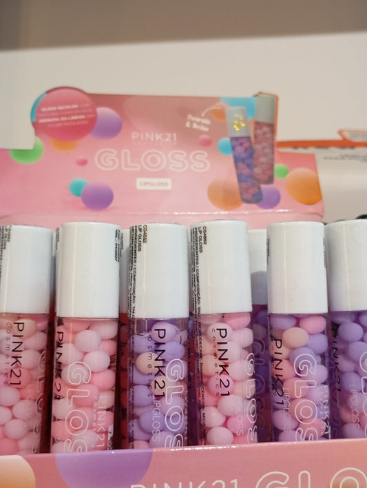 Lip gloss pink 21 (bolinha)